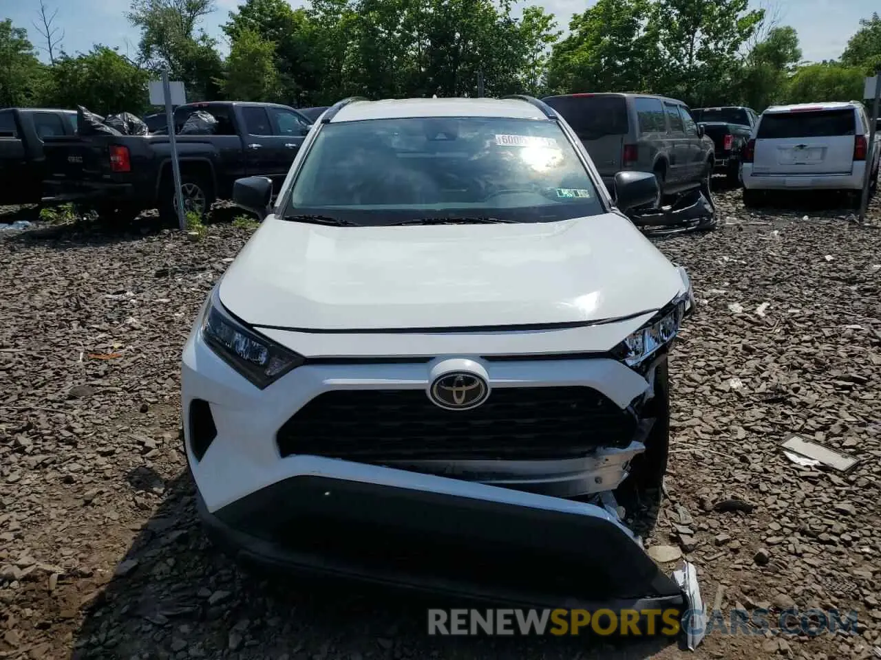 5 fotografías del automóvil dañado 2T3H1RFV0LW102227 TOYOTA RAV4 2020