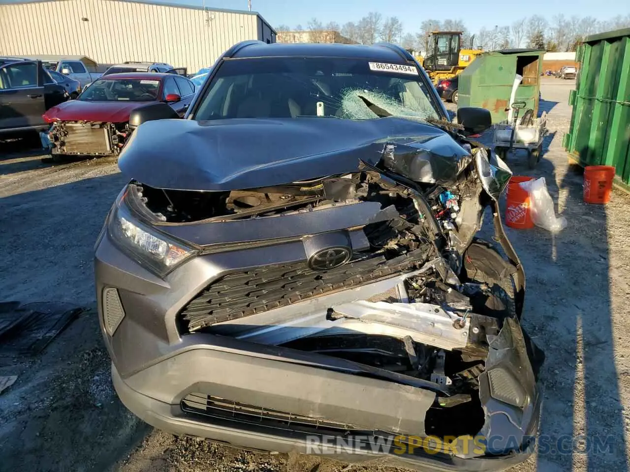 5 fotografías del automóvil dañado 2T3H1RFV1LC033484 TOYOTA RAV4 2020