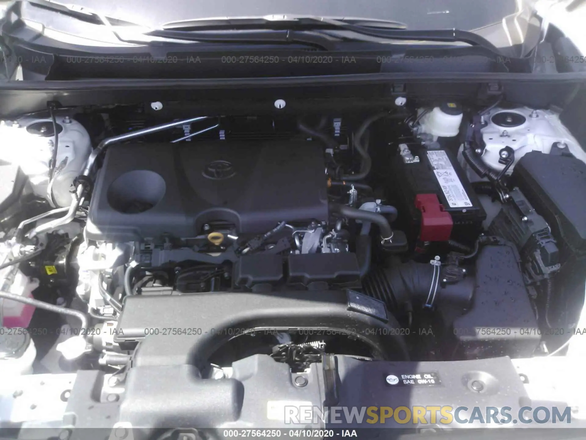 10 fotografías del automóvil dañado 2T3H1RFV1LC047031 TOYOTA RAV4 2020