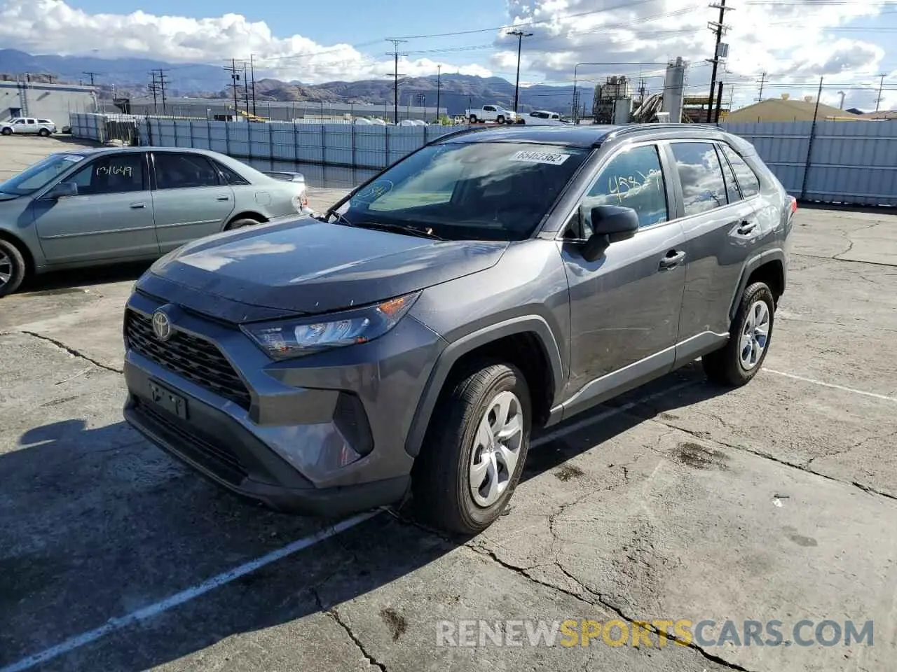 2 fotografías del automóvil dañado 2T3H1RFV1LC051001 TOYOTA RAV4 2020