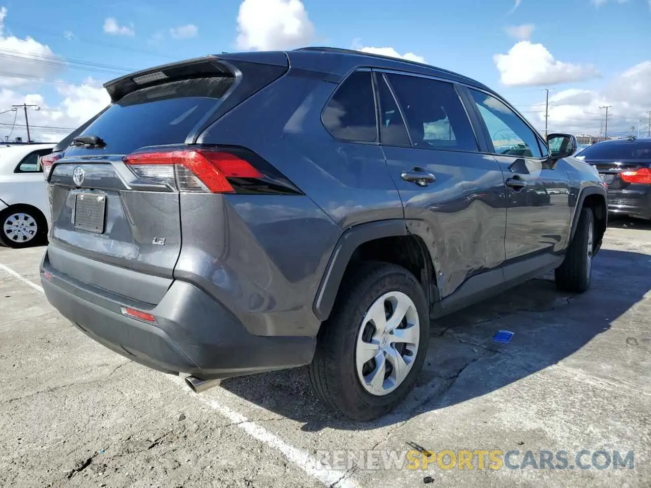 4 fotografías del automóvil dañado 2T3H1RFV1LC051001 TOYOTA RAV4 2020