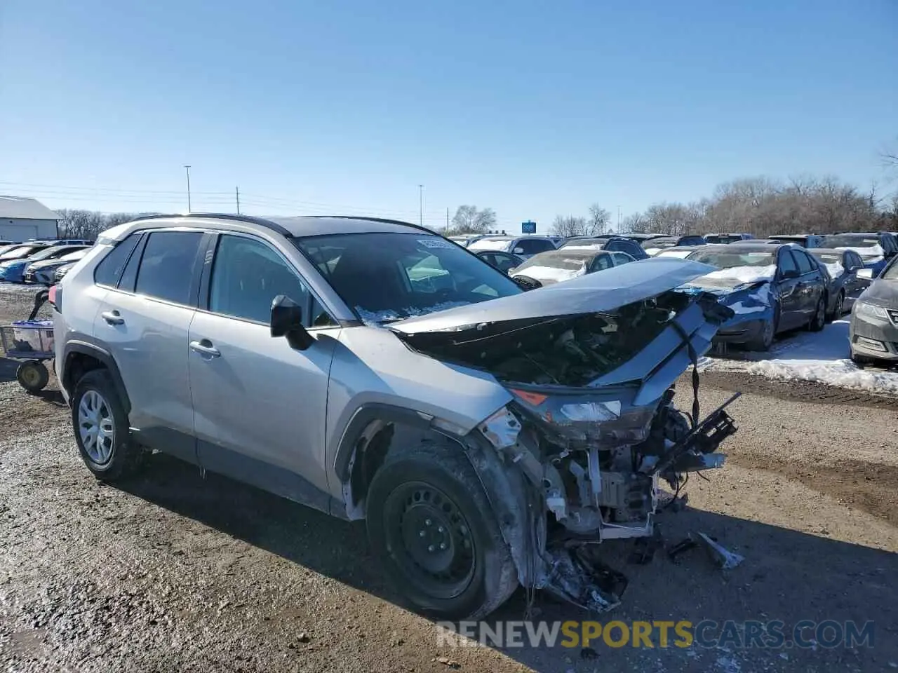 4 fotografías del automóvil dañado 2T3H1RFV1LC053542 TOYOTA RAV4 2020