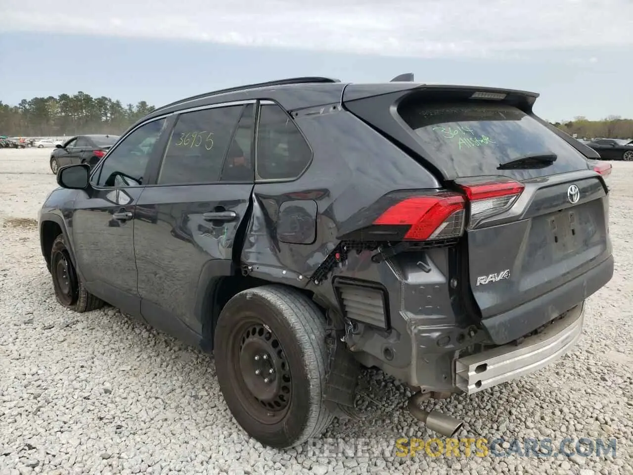 3 fotografías del automóvil dañado 2T3H1RFV1LC062290 TOYOTA RAV4 2020