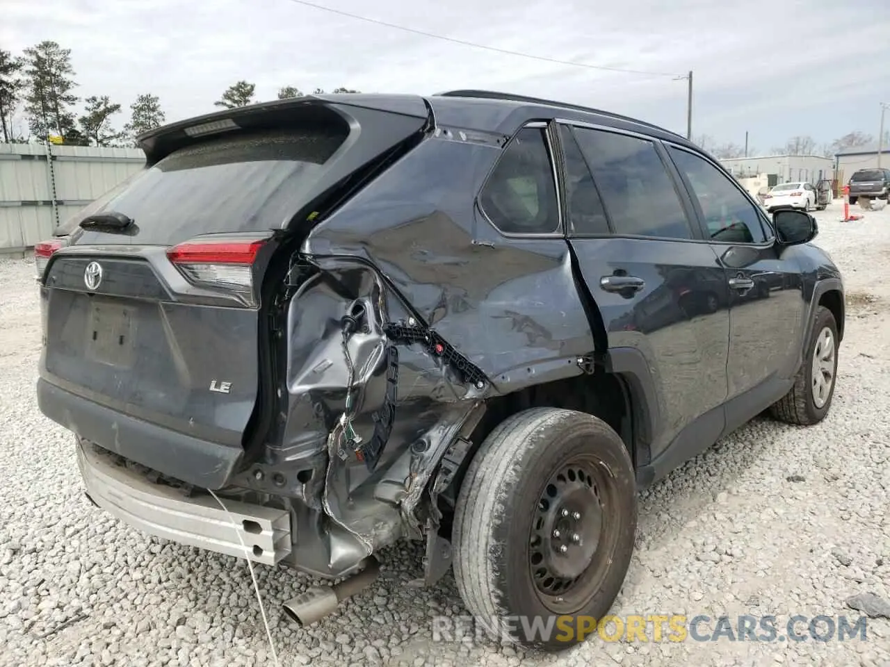 4 fotografías del automóvil dañado 2T3H1RFV1LC062290 TOYOTA RAV4 2020