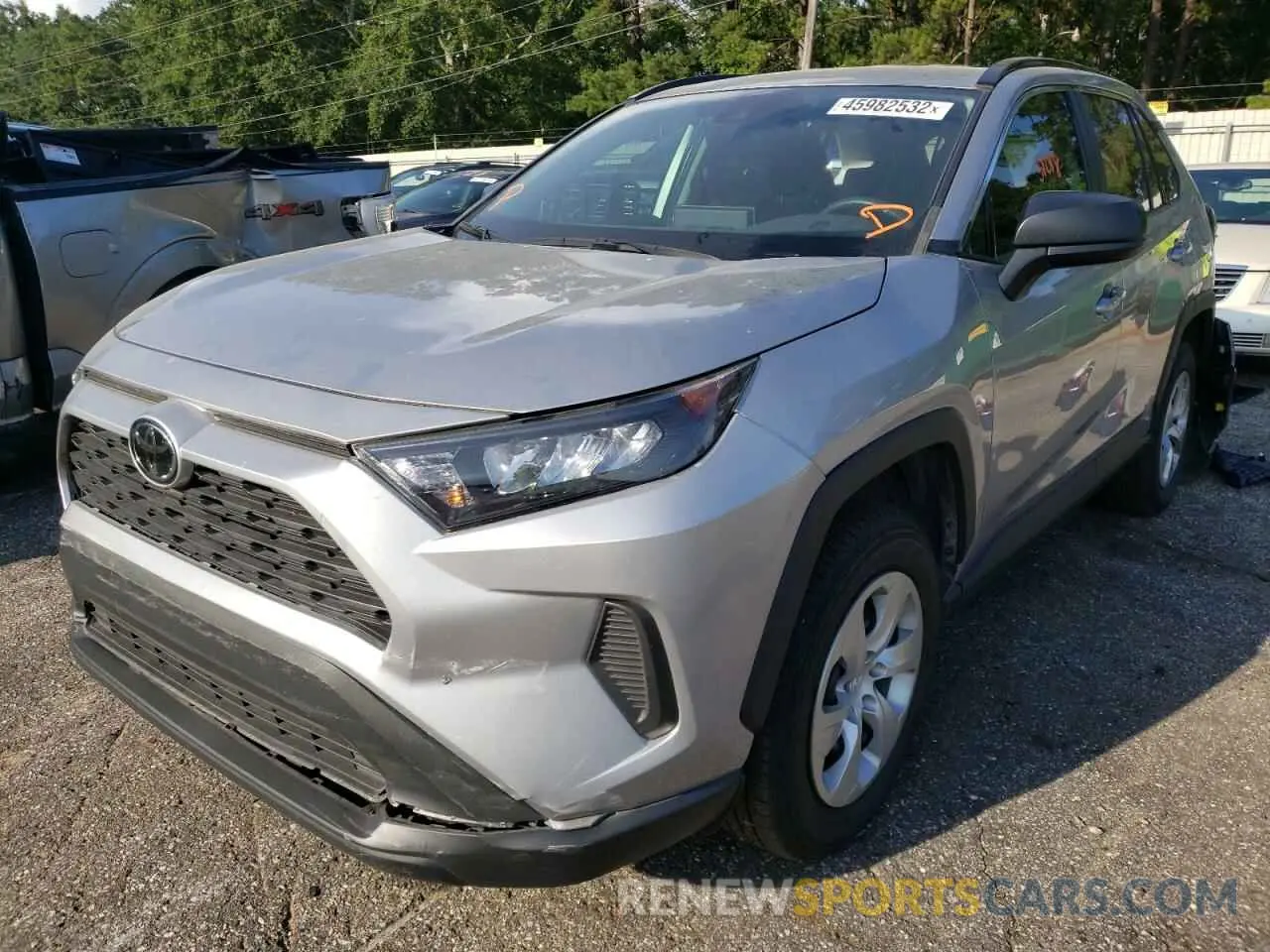 2 fotografías del automóvil dañado 2T3H1RFV1LC065254 TOYOTA RAV4 2020