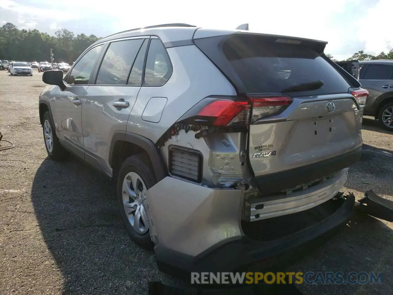 3 fotografías del automóvil dañado 2T3H1RFV1LC065254 TOYOTA RAV4 2020