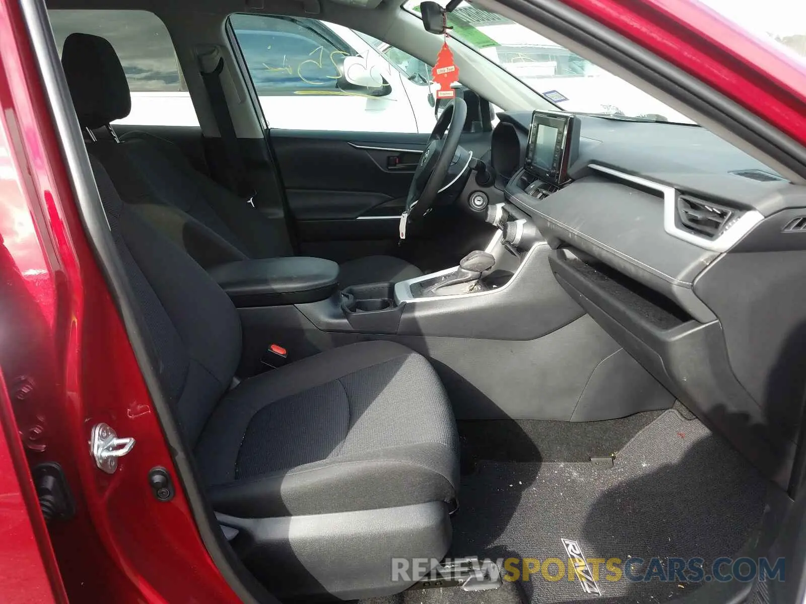5 fotografías del automóvil dañado 2T3H1RFV1LW093229 TOYOTA RAV4 2020