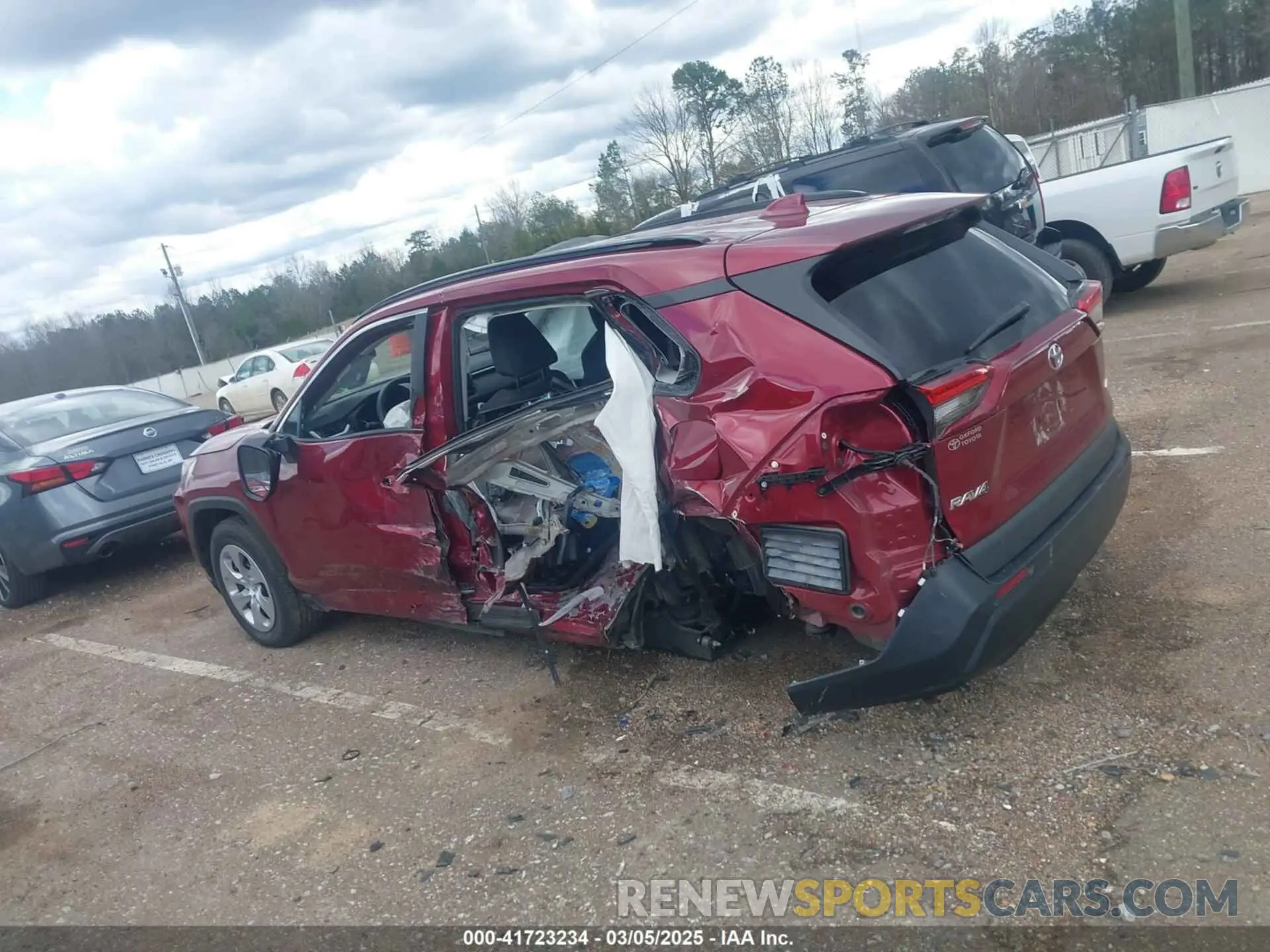 15 fotografías del automóvil dañado 2T3H1RFV1LW100499 TOYOTA RAV4 2020