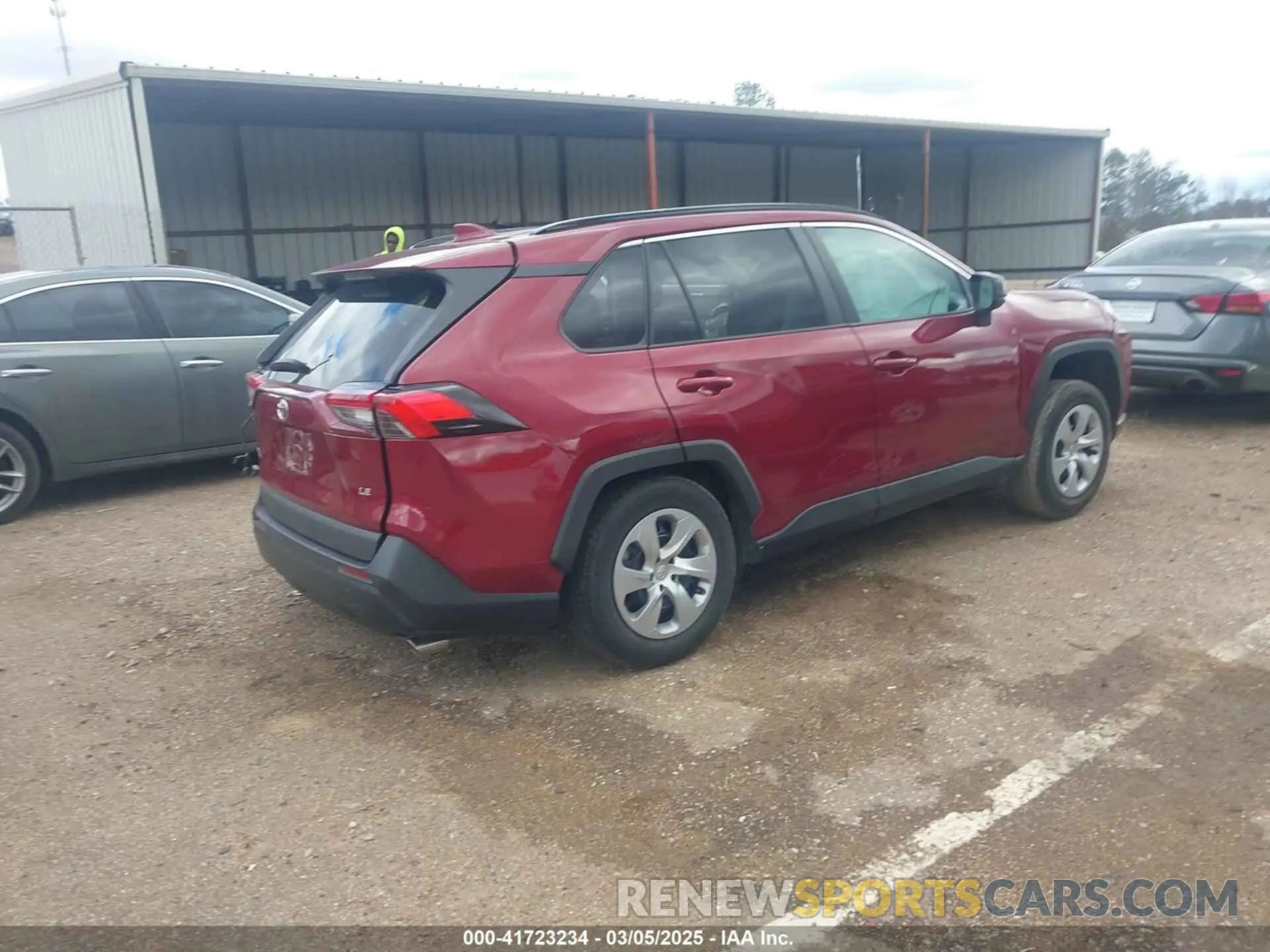 4 fotografías del automóvil dañado 2T3H1RFV1LW100499 TOYOTA RAV4 2020