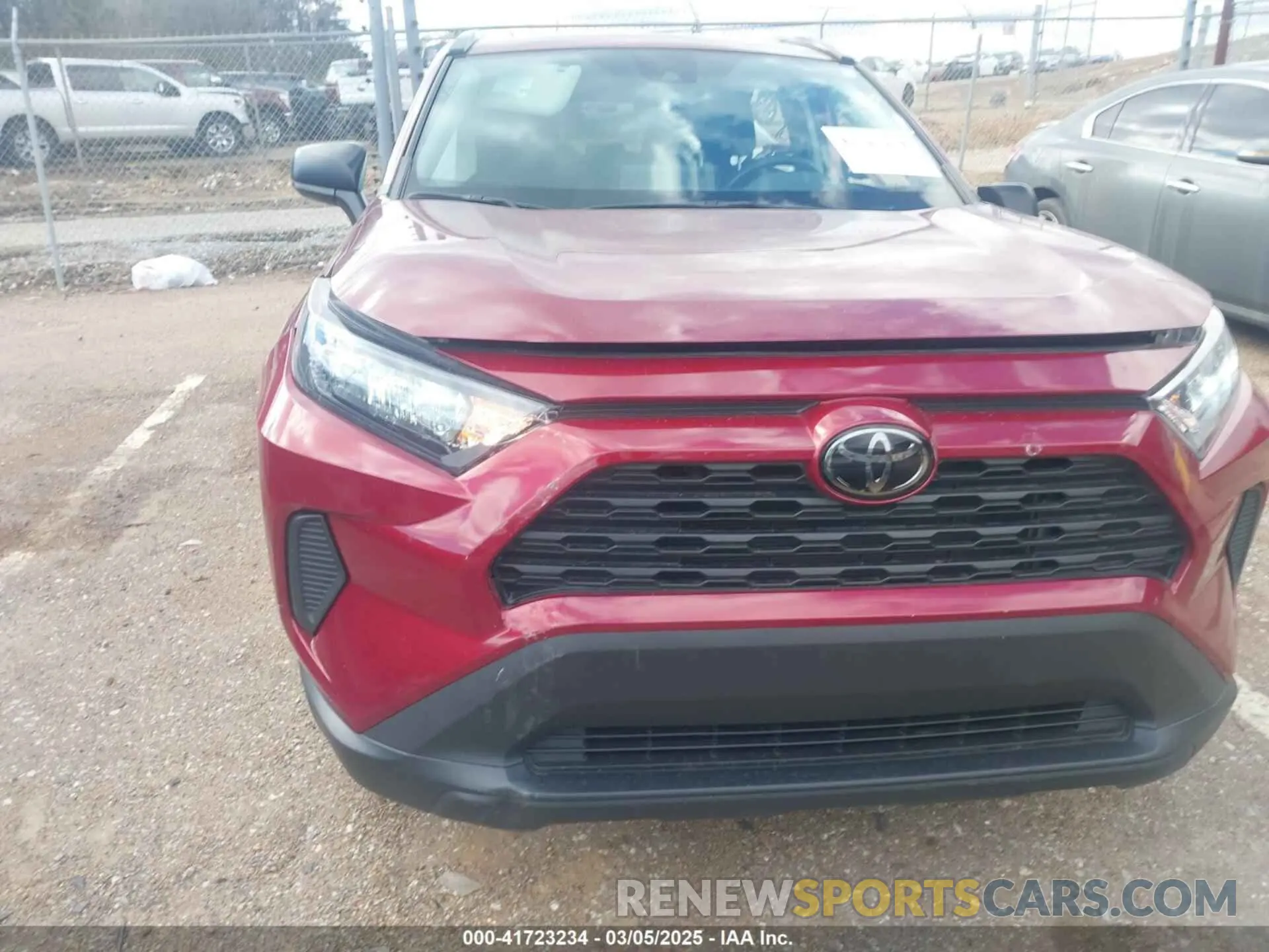 6 fotografías del automóvil dañado 2T3H1RFV1LW100499 TOYOTA RAV4 2020