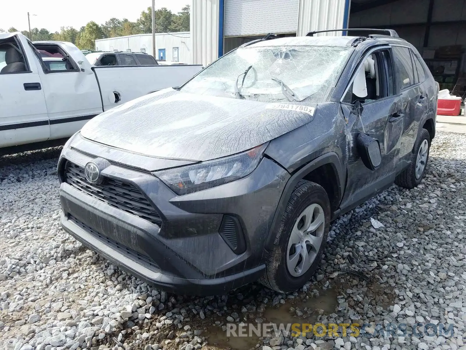 2 fotografías del automóvil dañado 2T3H1RFV2LC042744 TOYOTA RAV4 2020