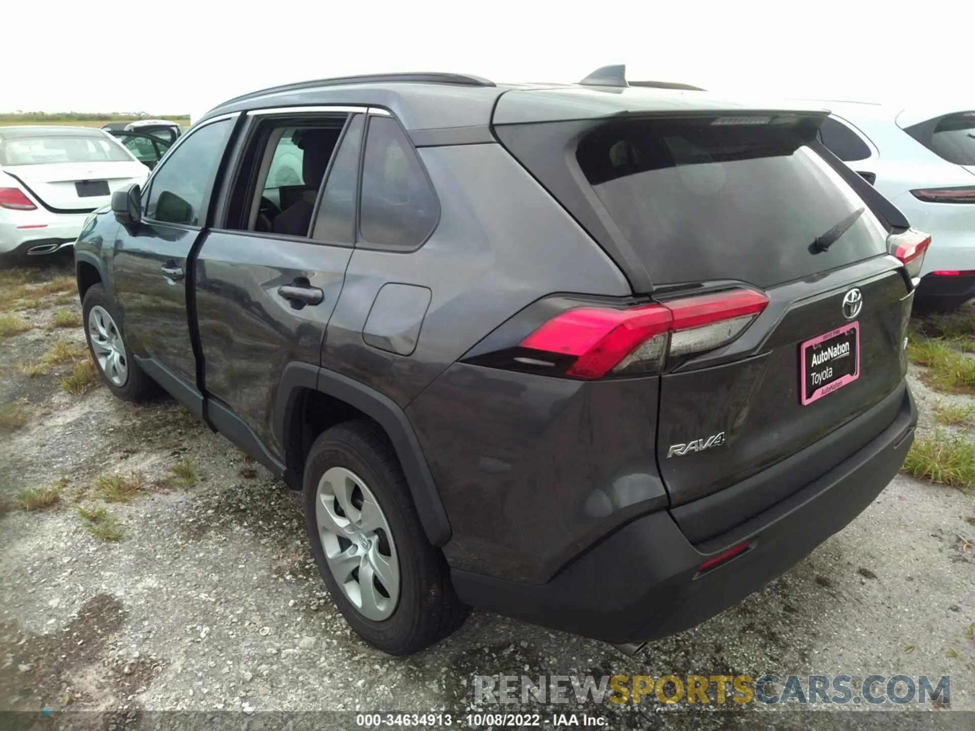 3 fotografías del automóvil dañado 2T3H1RFV2LC044767 TOYOTA RAV4 2020