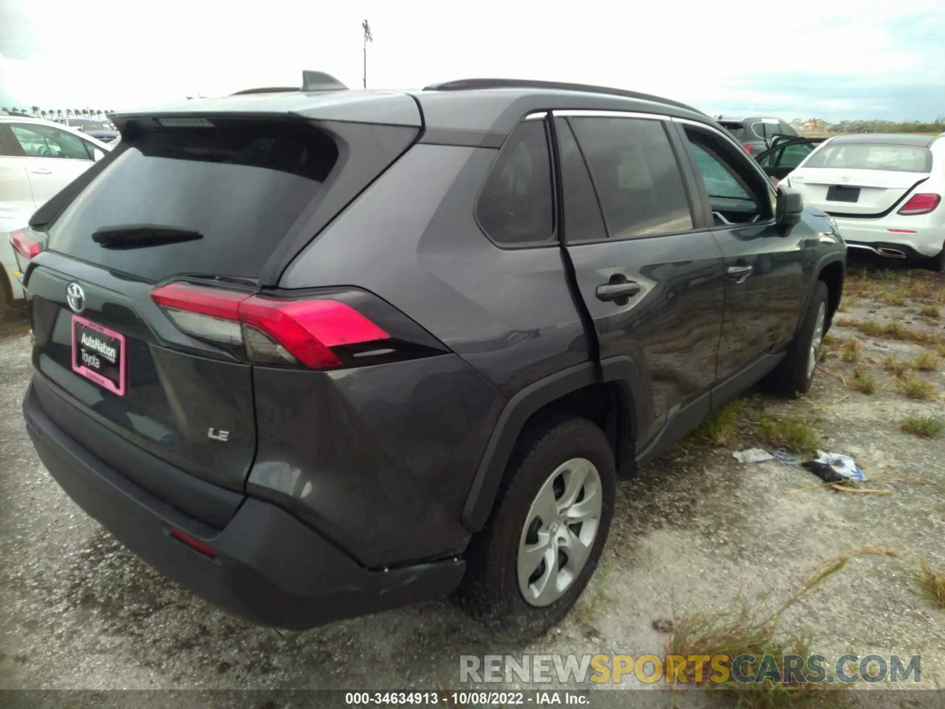4 fotografías del automóvil dañado 2T3H1RFV2LC044767 TOYOTA RAV4 2020