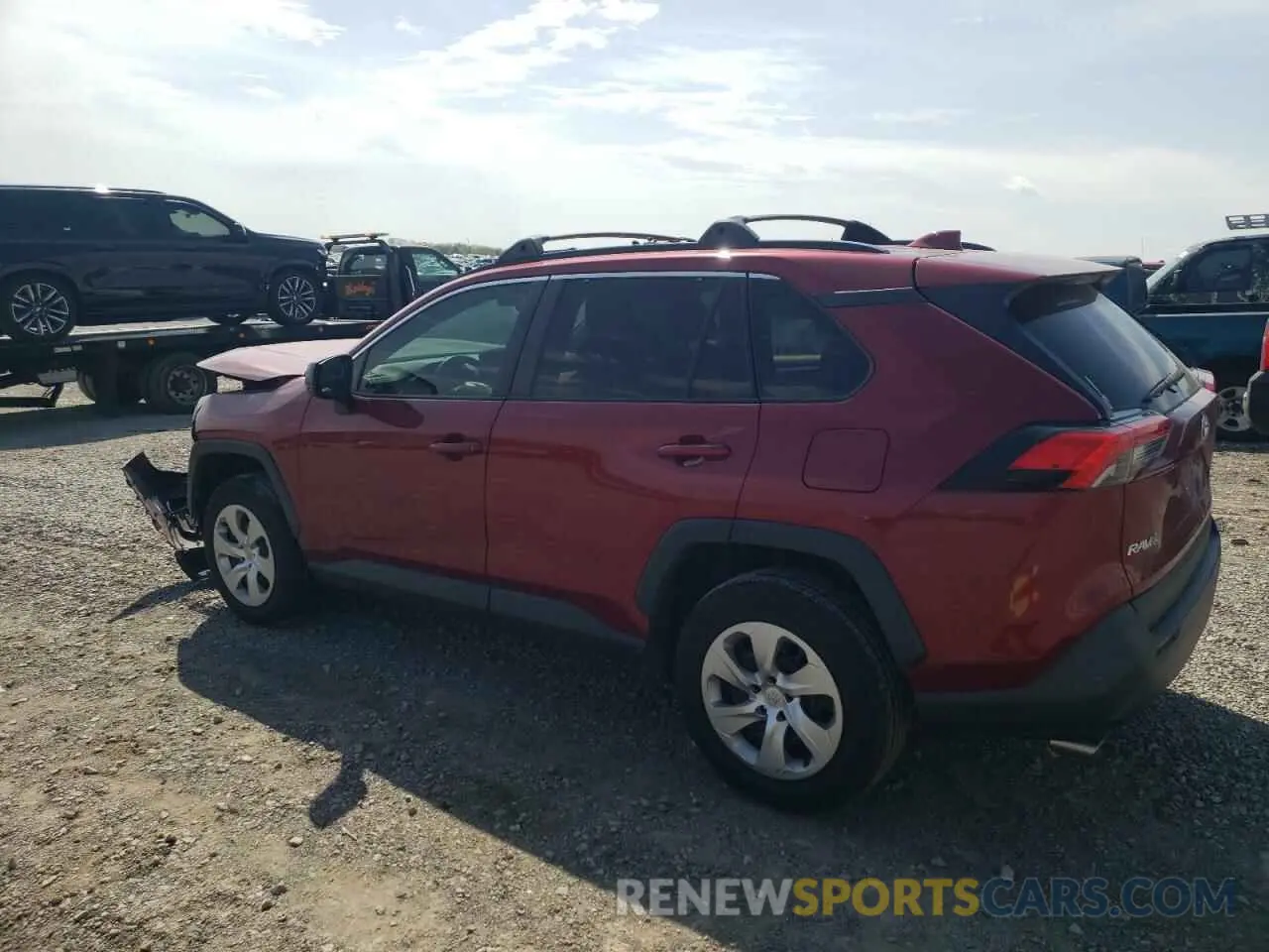 2 fotografías del automóvil dañado 2T3H1RFV2LC061567 TOYOTA RAV4 2020