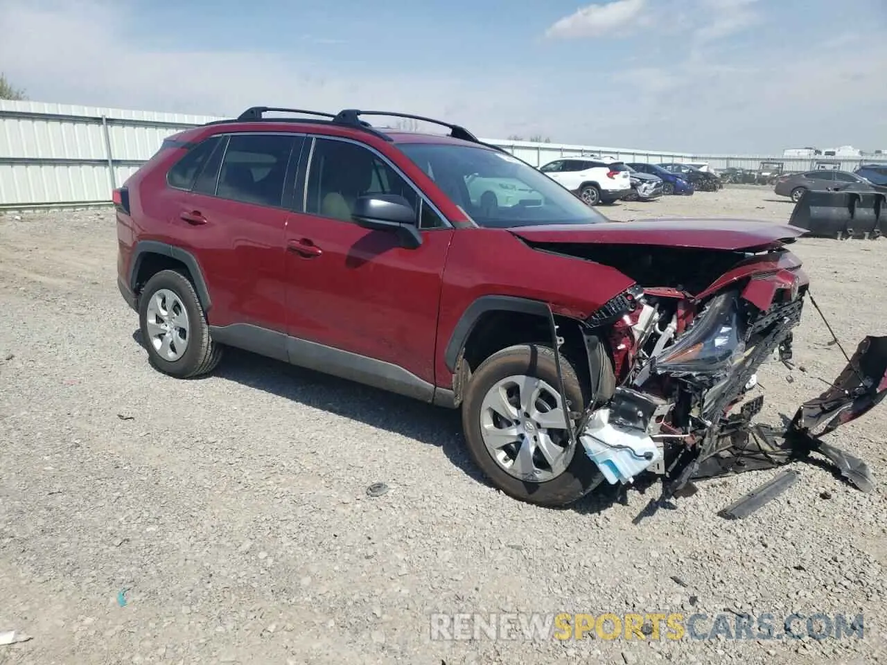 4 fotografías del automóvil dañado 2T3H1RFV2LC061567 TOYOTA RAV4 2020