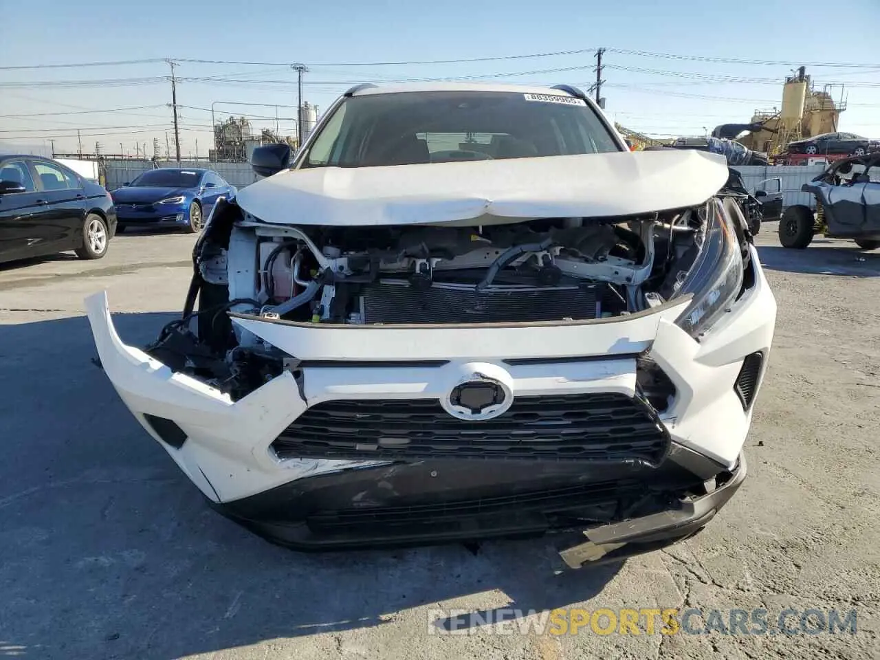 5 fotografías del automóvil dañado 2T3H1RFV2LC065666 TOYOTA RAV4 2020
