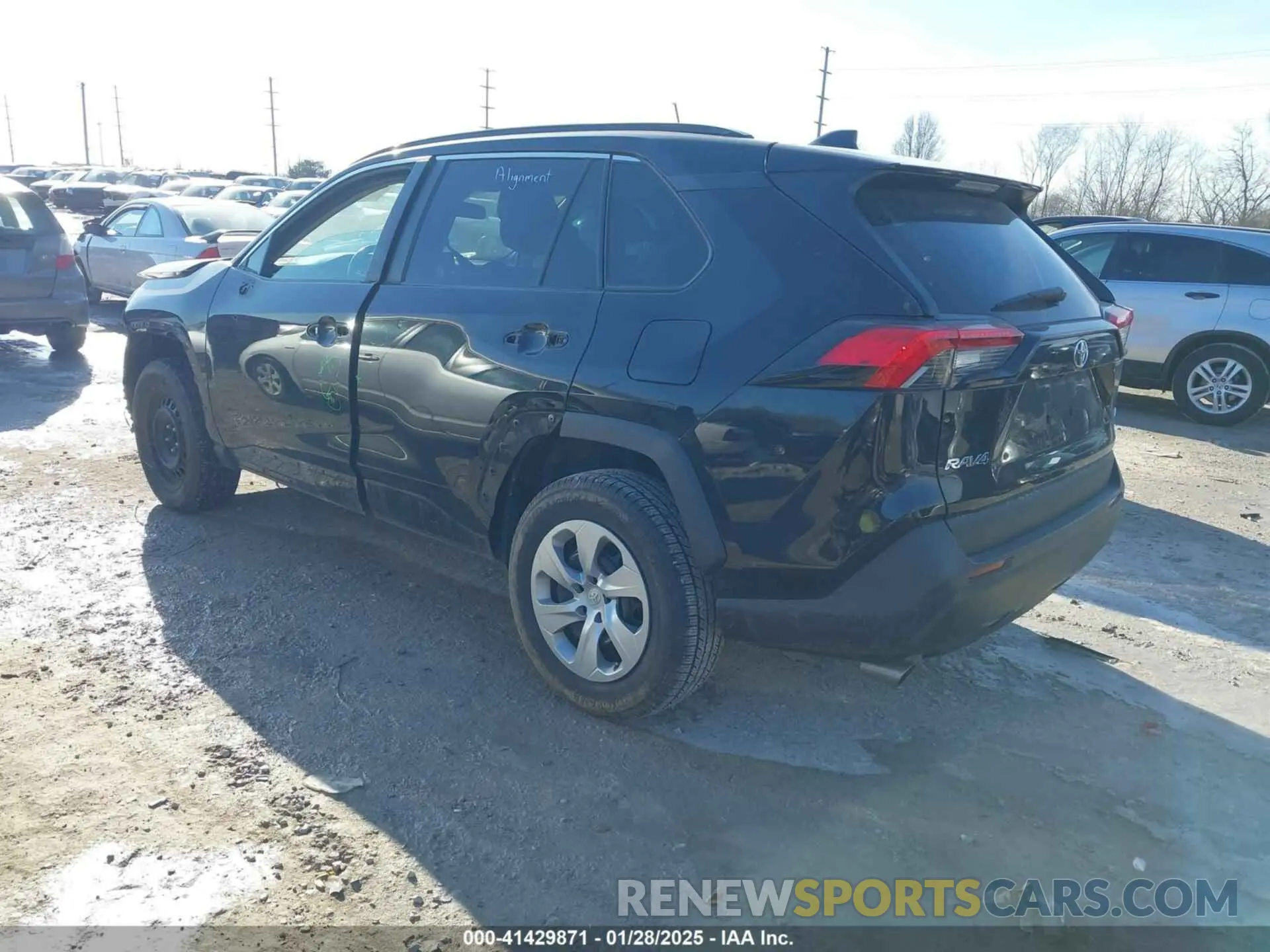 3 fotografías del automóvil dañado 2T3H1RFV2LW058134 TOYOTA RAV4 2020