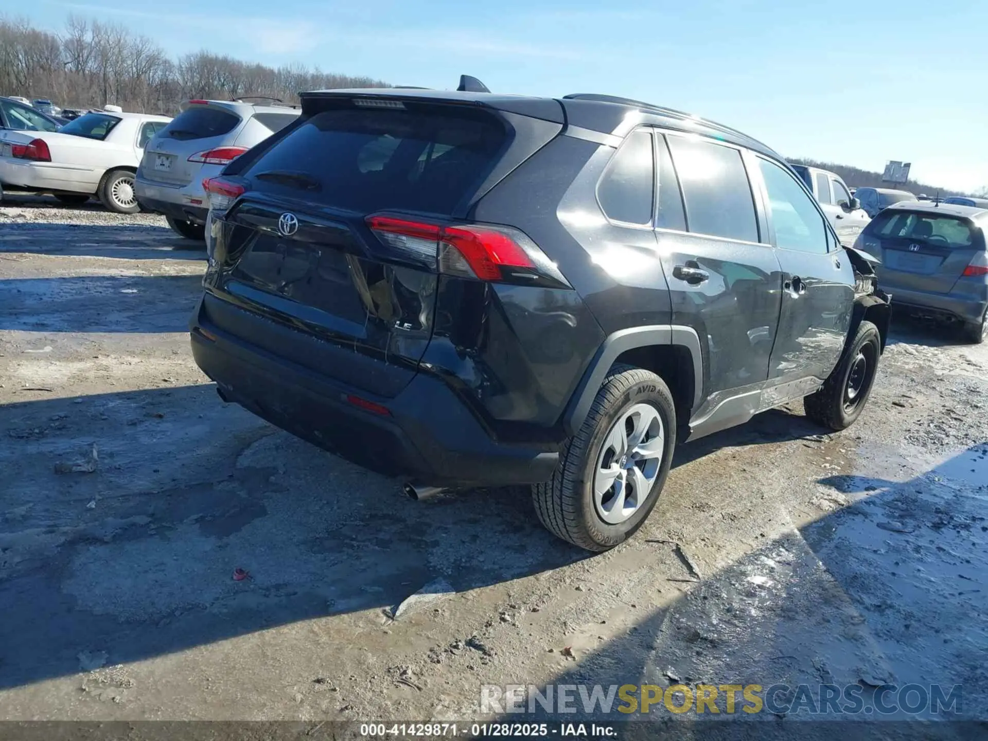 4 fotografías del automóvil dañado 2T3H1RFV2LW058134 TOYOTA RAV4 2020