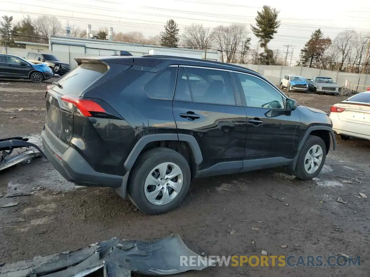 3 fotografías del automóvil dañado 2T3H1RFV2LW069649 TOYOTA RAV4 2020