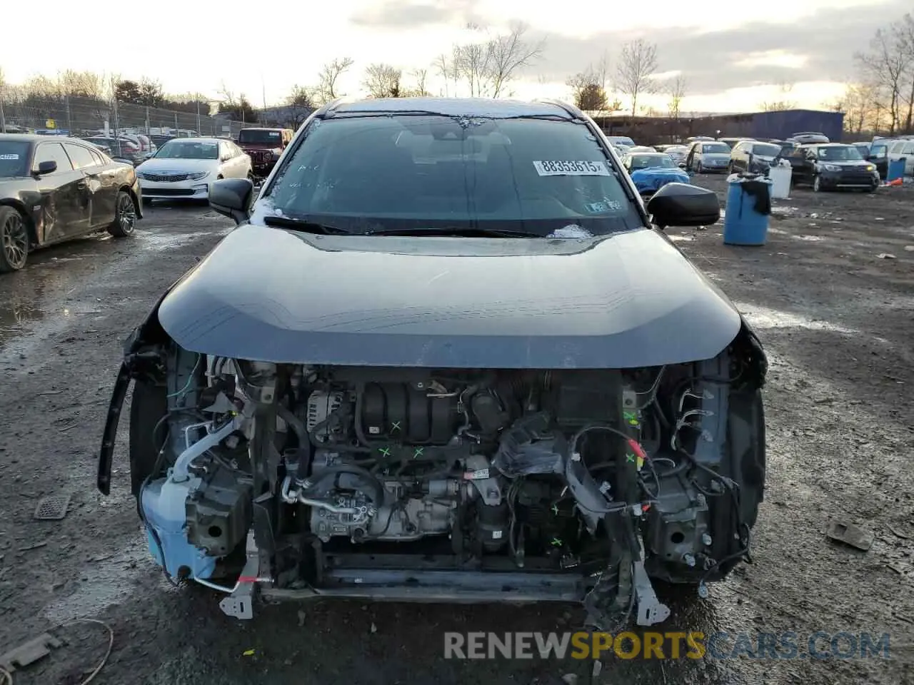 5 fotografías del automóvil dañado 2T3H1RFV2LW069649 TOYOTA RAV4 2020