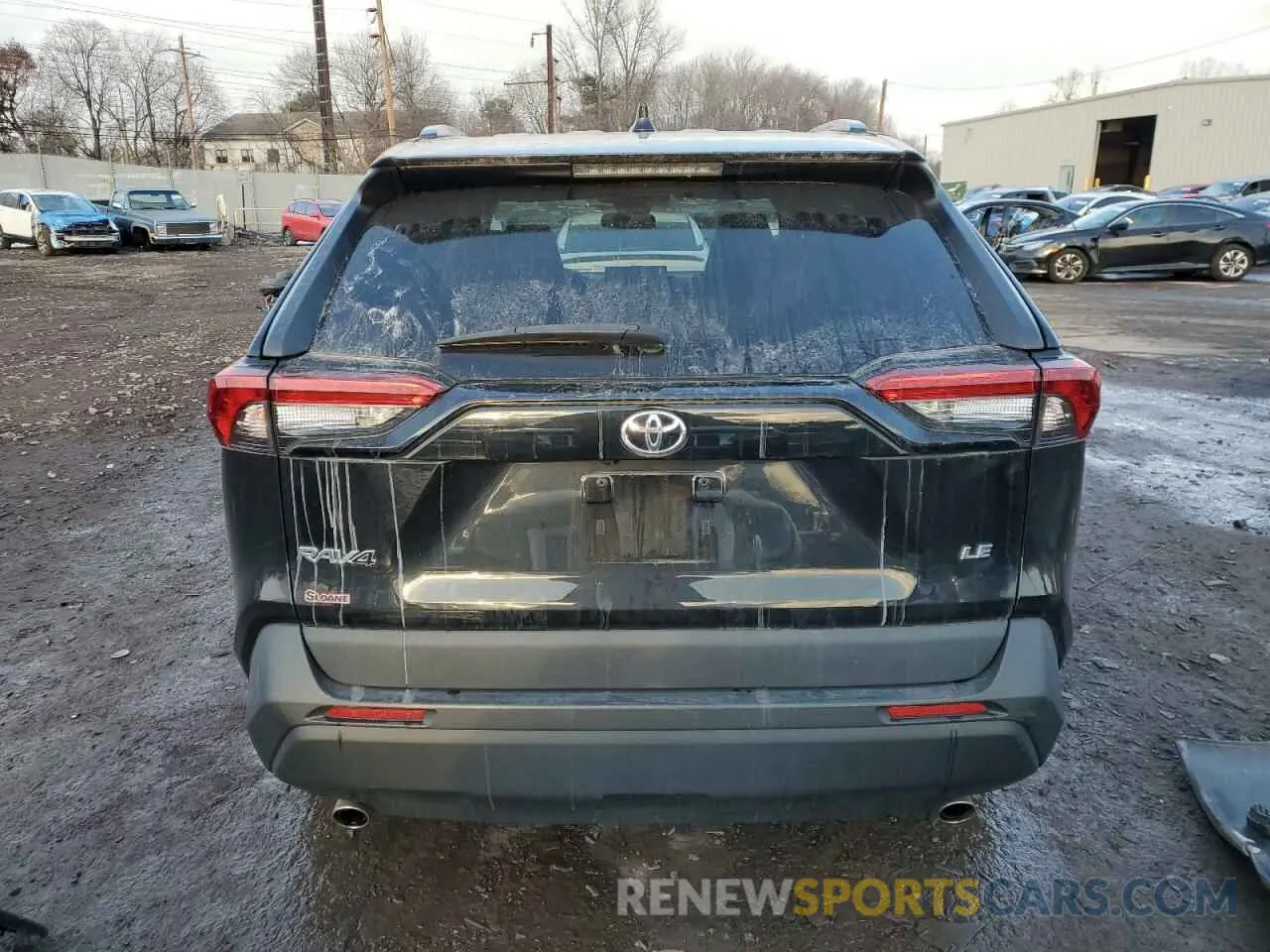 6 fotografías del automóvil dañado 2T3H1RFV2LW069649 TOYOTA RAV4 2020
