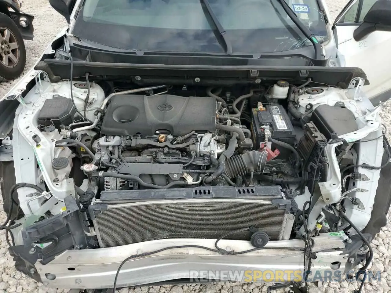 12 fotografías del automóvil dañado 2T3H1RFV2LW072597 TOYOTA RAV4 2020