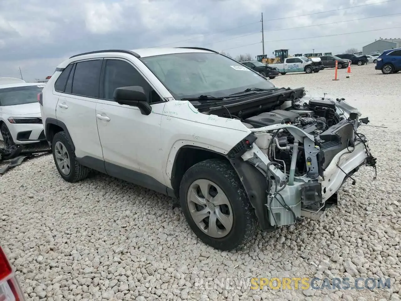 4 fotografías del automóvil dañado 2T3H1RFV2LW072597 TOYOTA RAV4 2020
