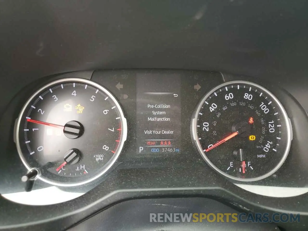 9 fotografías del automóvil dañado 2T3H1RFV2LW072597 TOYOTA RAV4 2020