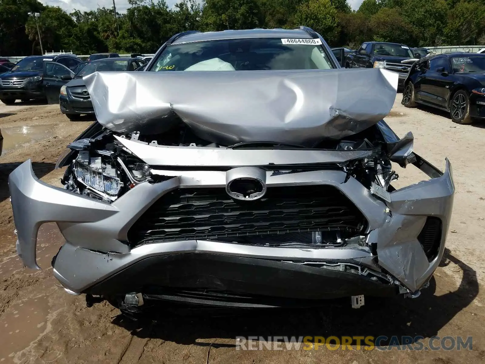 9 fotografías del automóvil dañado 2T3H1RFV3LC076711 TOYOTA RAV4 2020