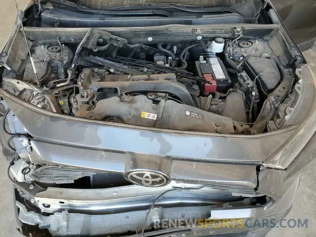 12 fotografías del automóvil dañado 2T3H1RFV4LC038520 TOYOTA RAV4 2020