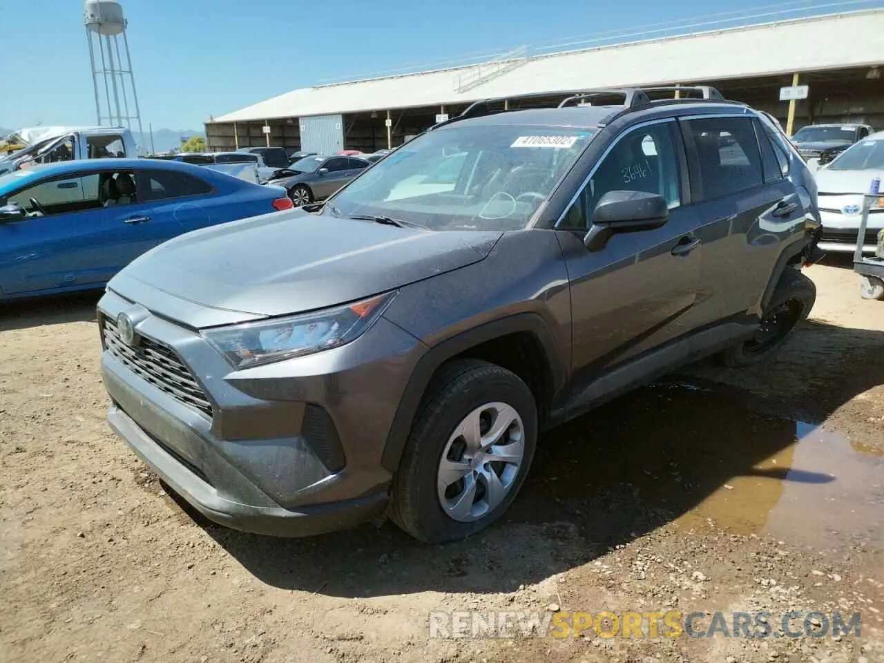 2 fotografías del automóvil dañado 2T3H1RFV4LC047038 TOYOTA RAV4 2020