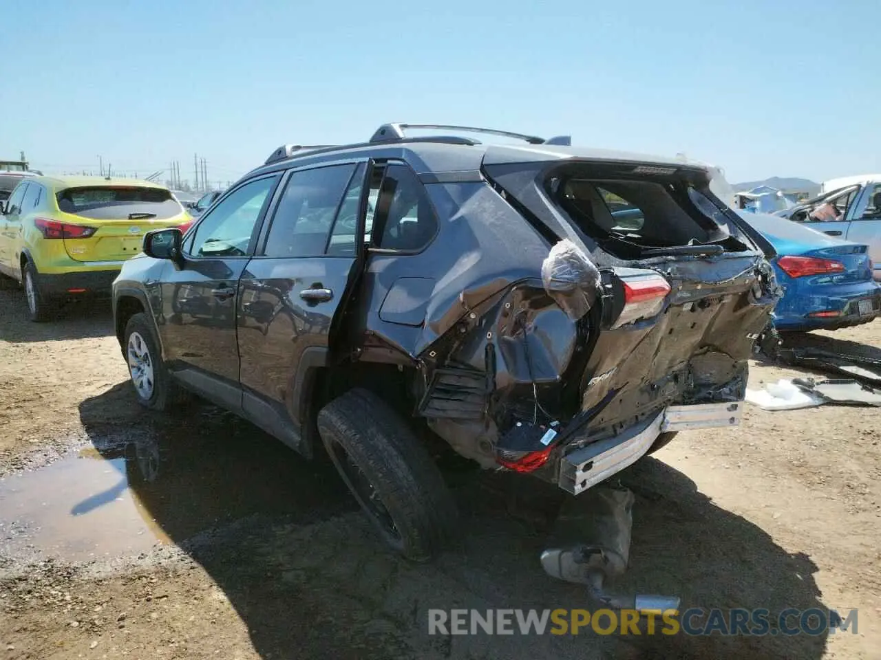 3 fotografías del automóvil dañado 2T3H1RFV4LC047038 TOYOTA RAV4 2020