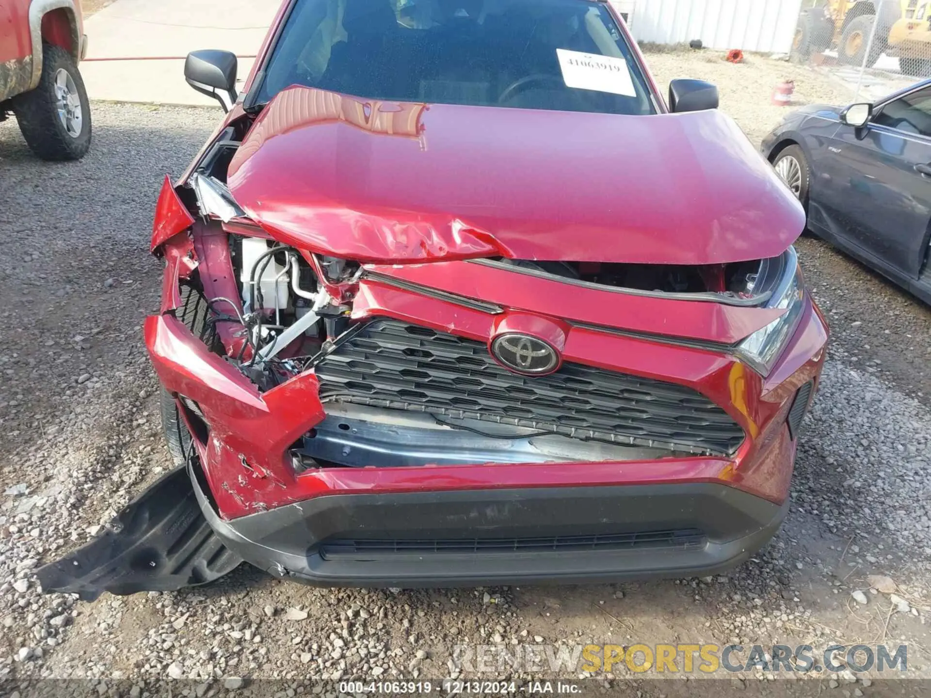 12 fotografías del automóvil dañado 2T3H1RFV4LC067841 TOYOTA RAV4 2020