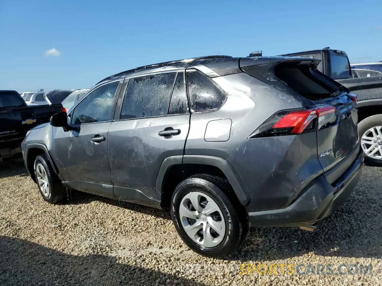 2 fotografías del automóvil dañado 2T3H1RFV4LC078130 TOYOTA RAV4 2020