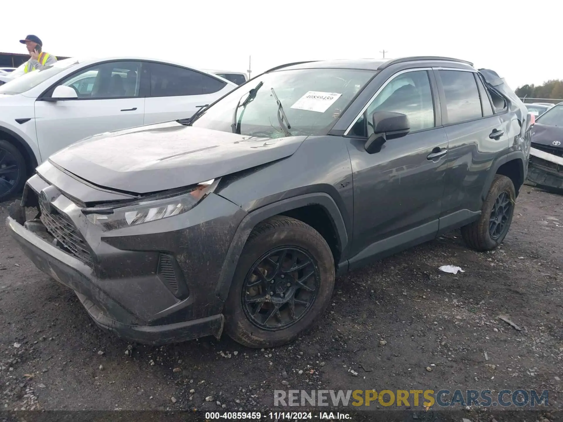 2 fotografías del automóvil dañado 2T3H1RFV4LC078578 TOYOTA RAV4 2020