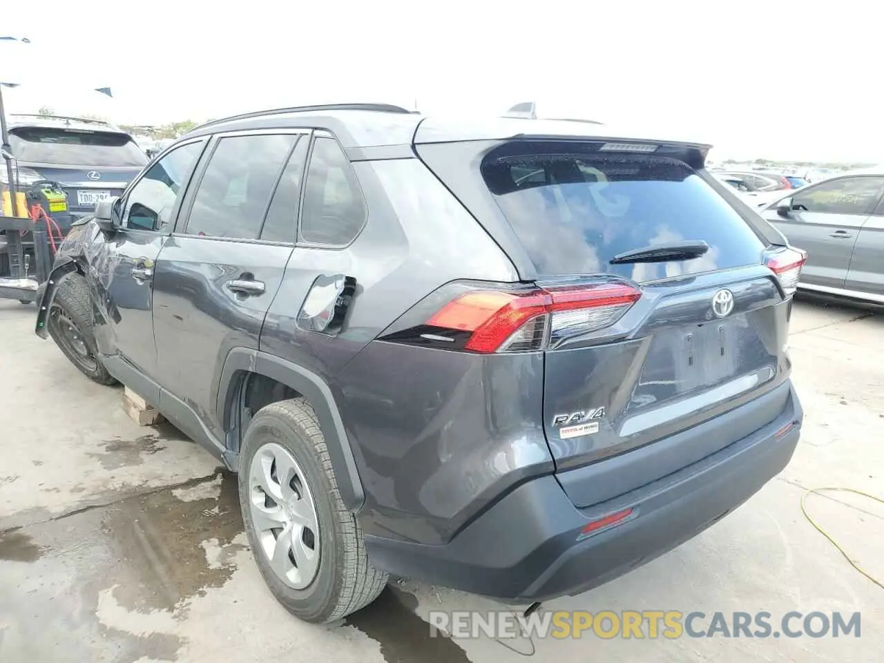 3 fotografías del automóvil dañado 2T3H1RFV4LC084087 TOYOTA RAV4 2020