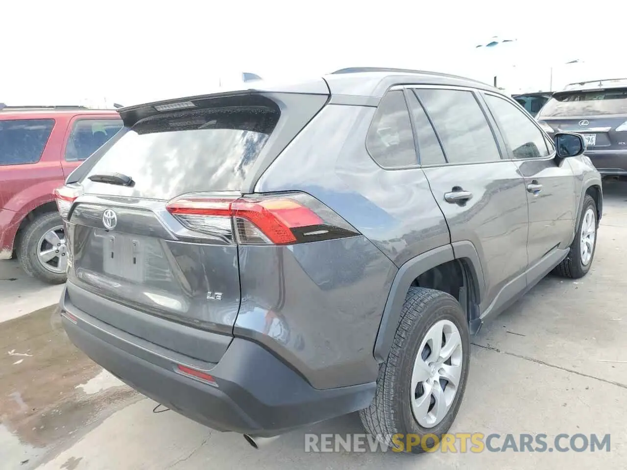 4 fotografías del automóvil dañado 2T3H1RFV4LC084087 TOYOTA RAV4 2020