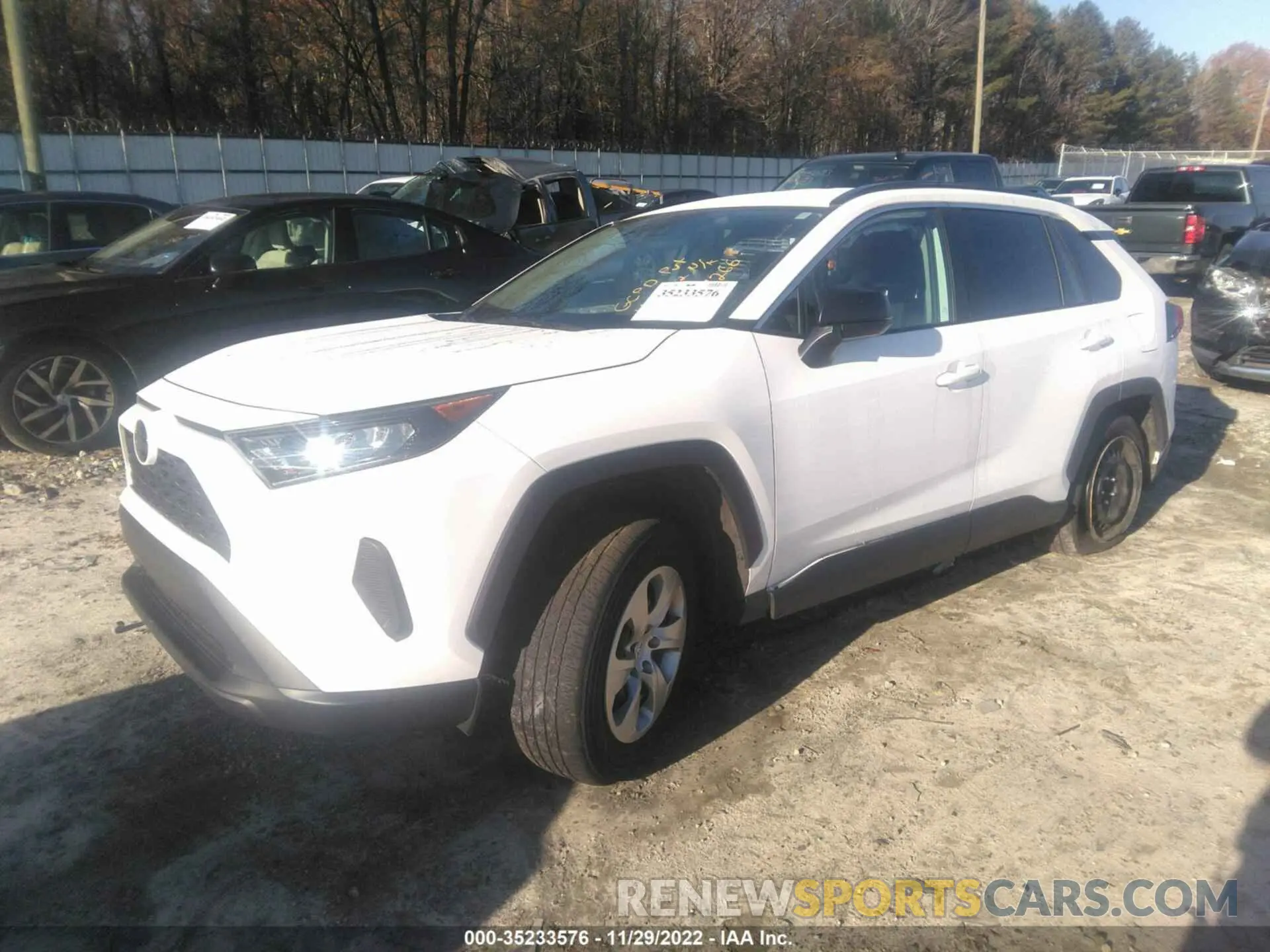 2 fotografías del automóvil dañado 2T3H1RFV4LC084266 TOYOTA RAV4 2020