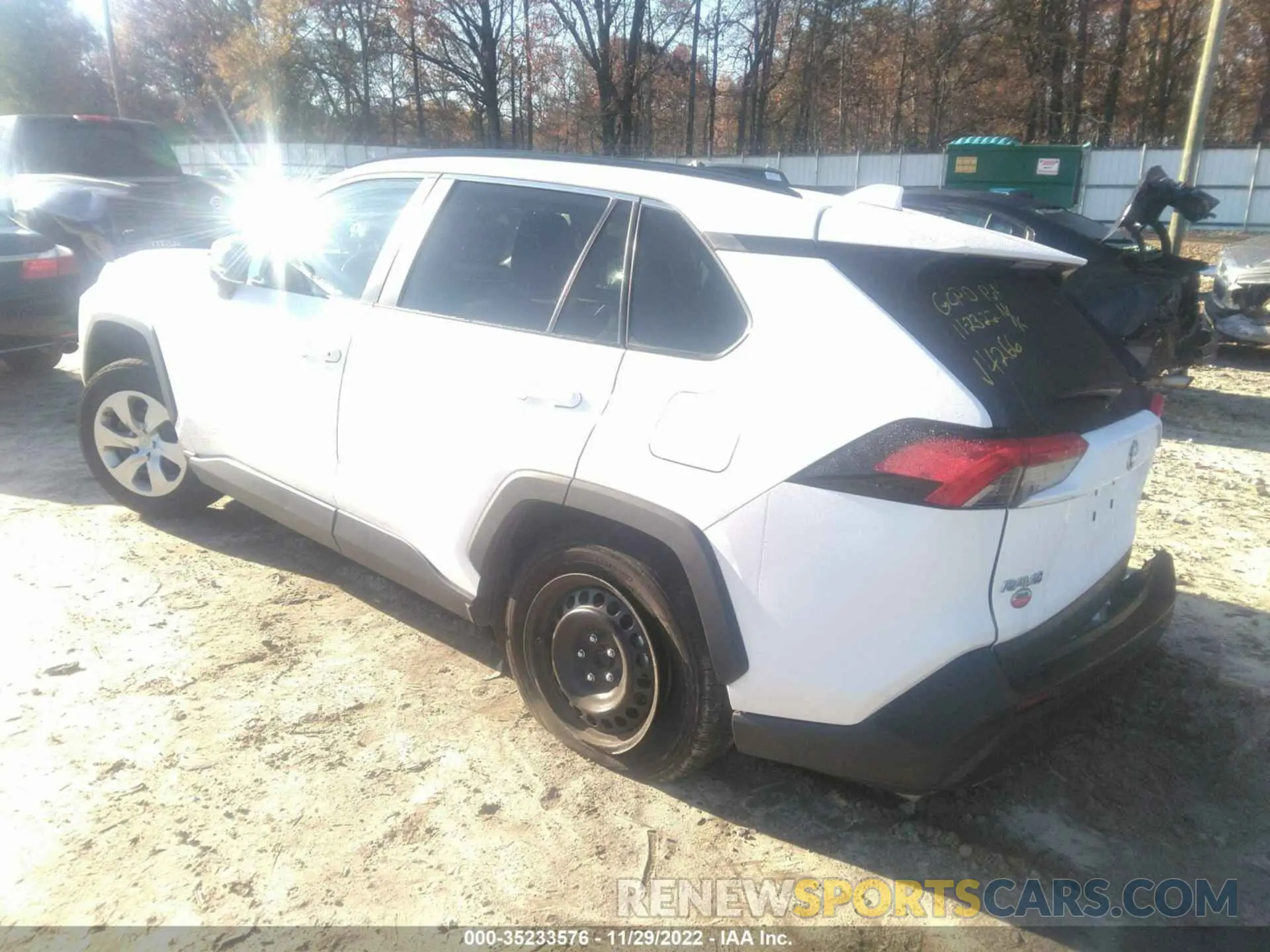 3 fotografías del automóvil dañado 2T3H1RFV4LC084266 TOYOTA RAV4 2020