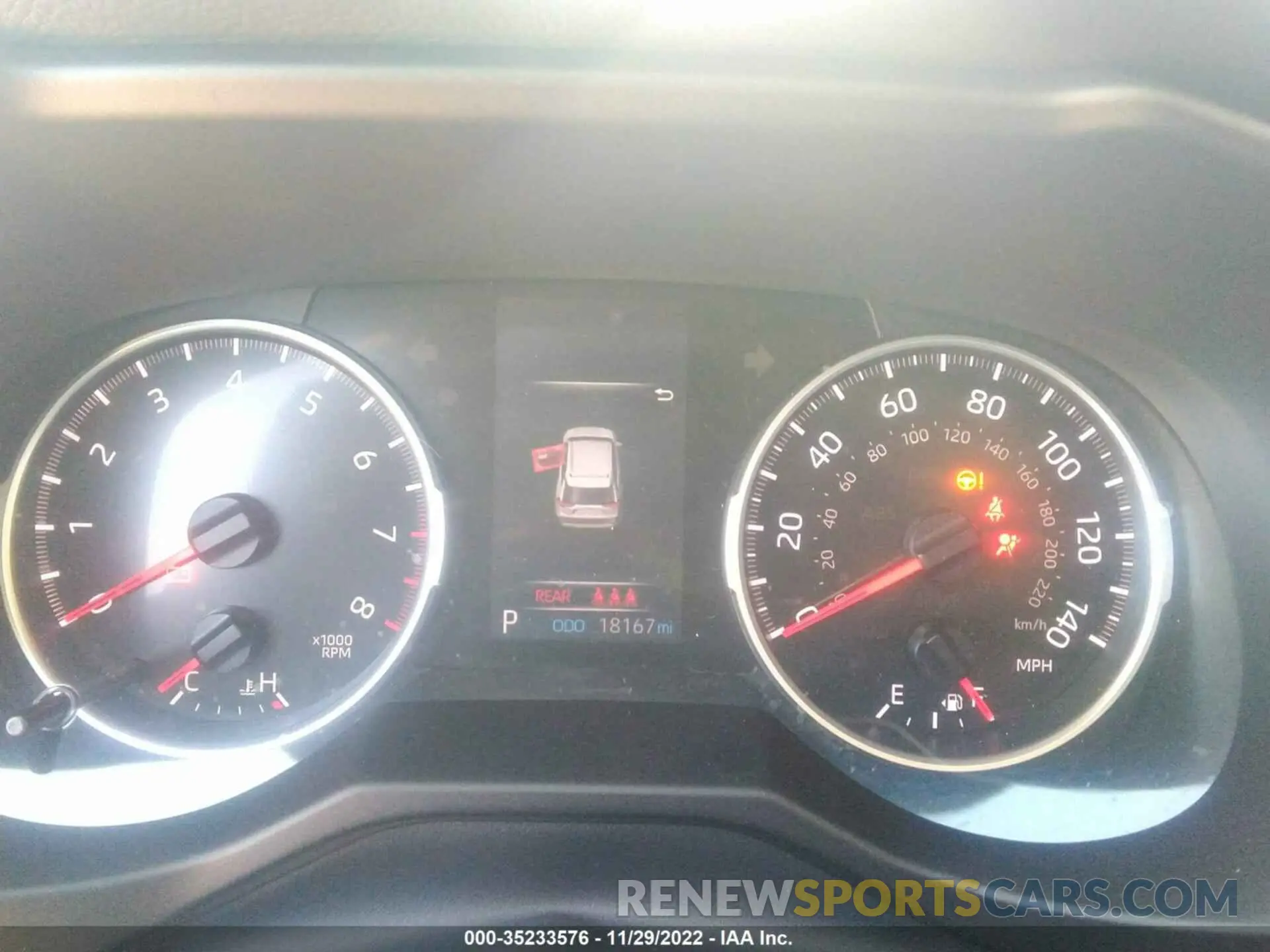 7 fotografías del automóvil dañado 2T3H1RFV4LC084266 TOYOTA RAV4 2020