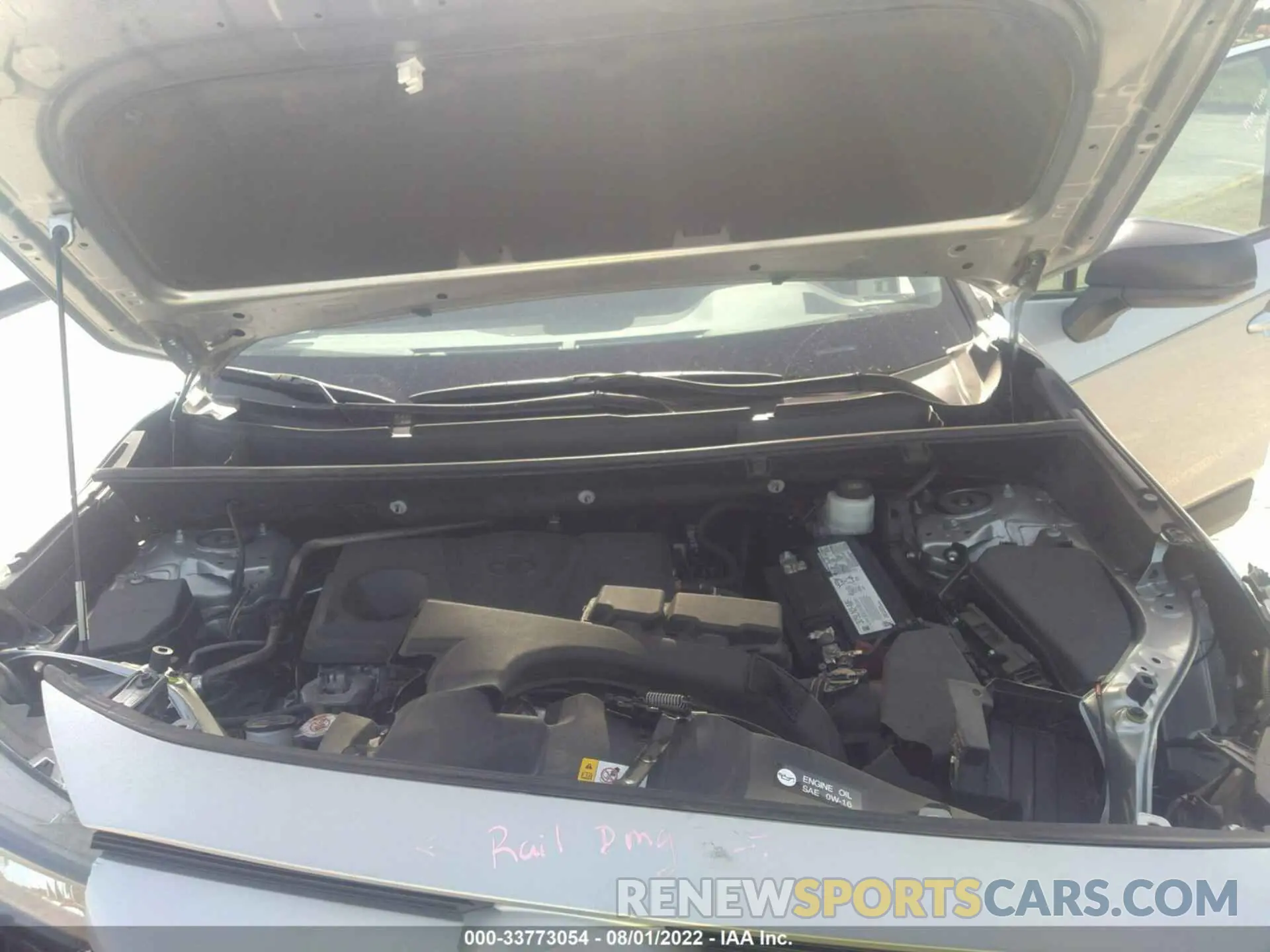 10 fotografías del automóvil dañado 2T3H1RFV4LC084770 TOYOTA RAV4 2020