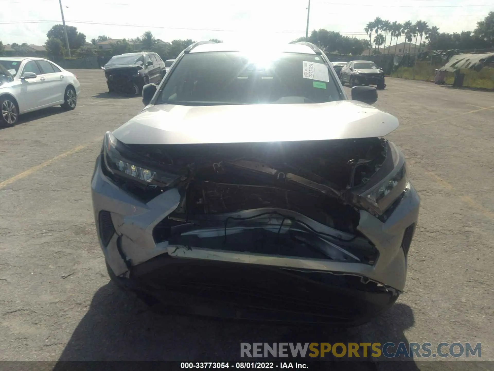 6 fotografías del automóvil dañado 2T3H1RFV4LC084770 TOYOTA RAV4 2020
