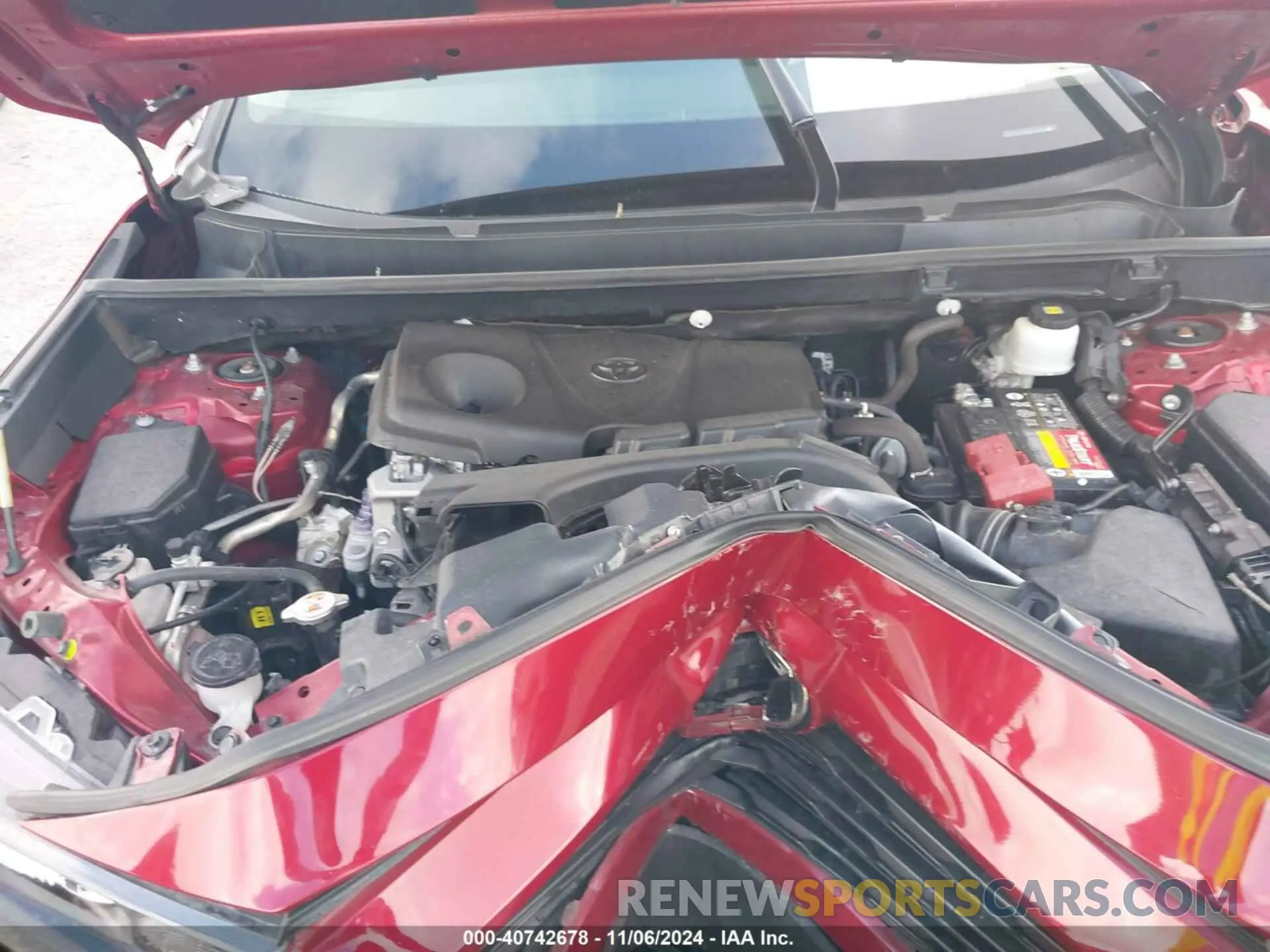 10 fotografías del automóvil dañado 2T3H1RFV5LC040132 TOYOTA RAV4 2020