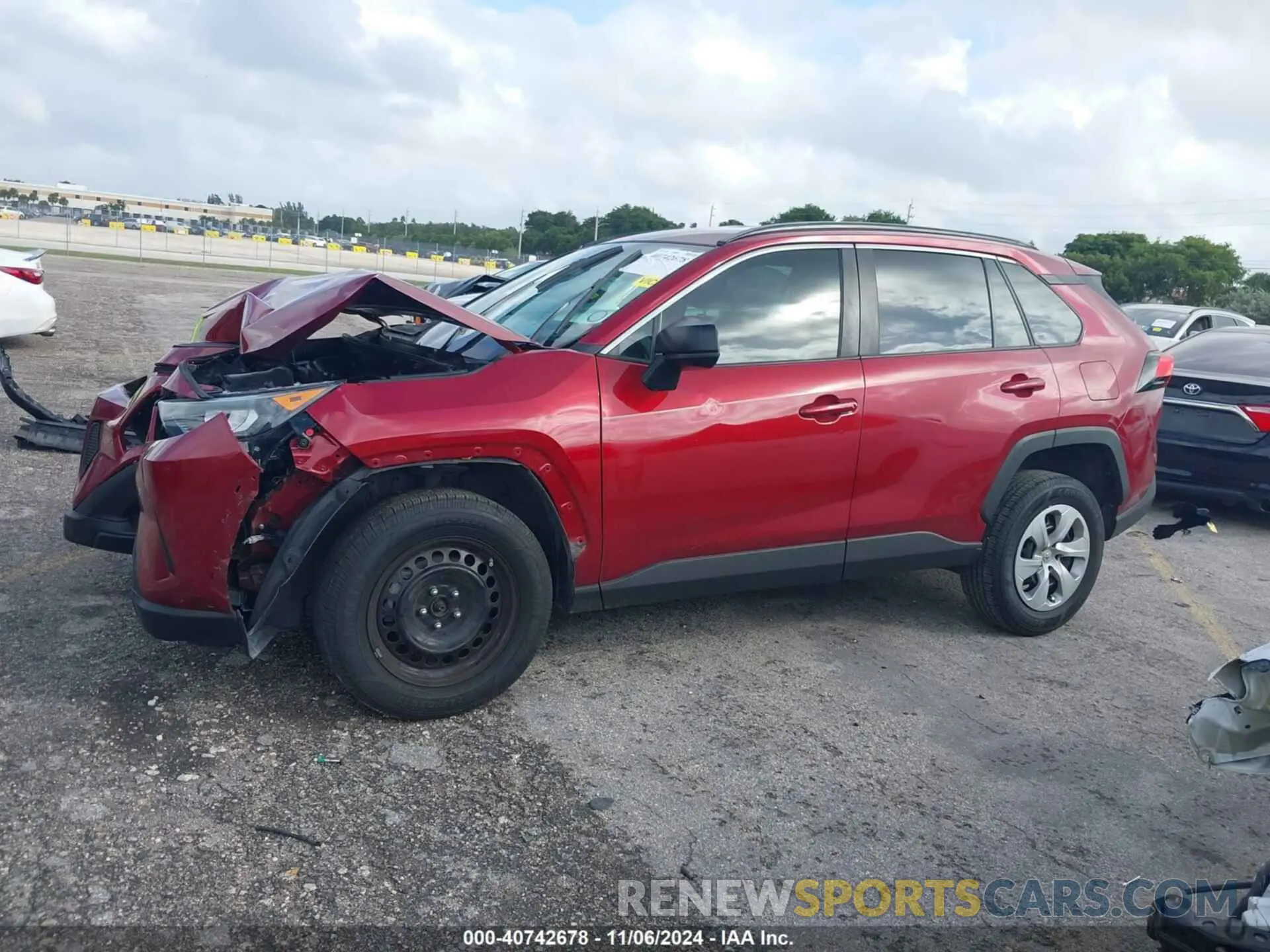 14 fotografías del automóvil dañado 2T3H1RFV5LC040132 TOYOTA RAV4 2020