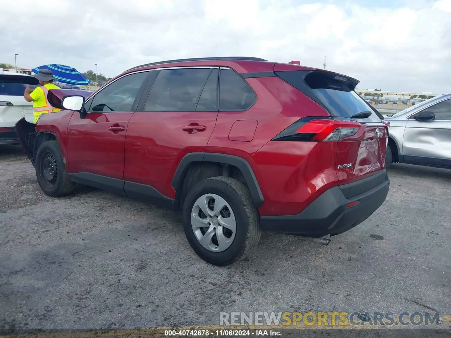 3 fotografías del automóvil dañado 2T3H1RFV5LC040132 TOYOTA RAV4 2020