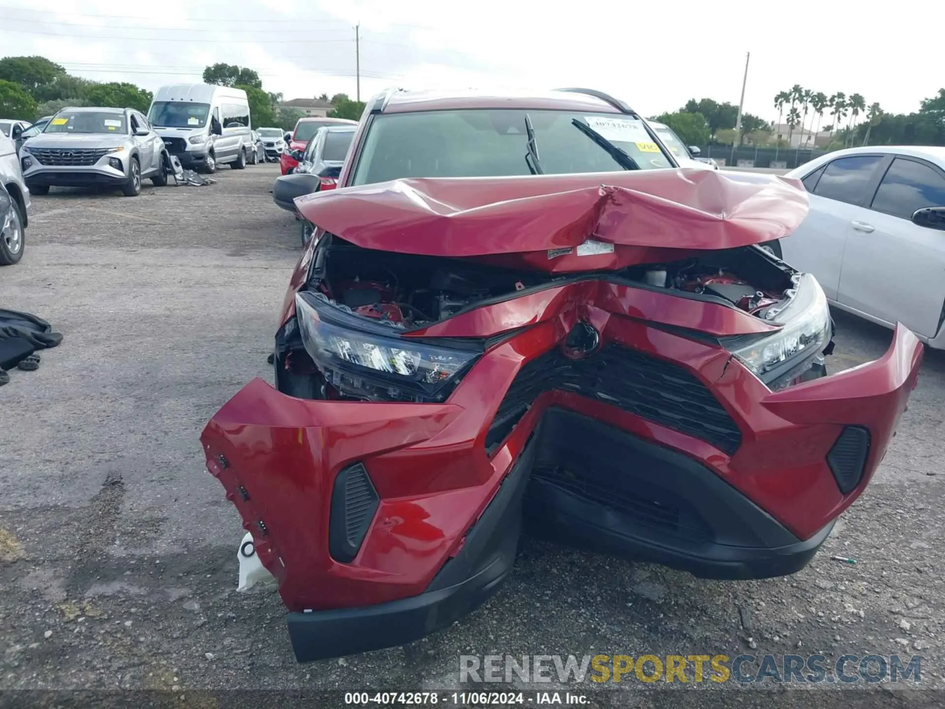 6 fotografías del automóvil dañado 2T3H1RFV5LC040132 TOYOTA RAV4 2020