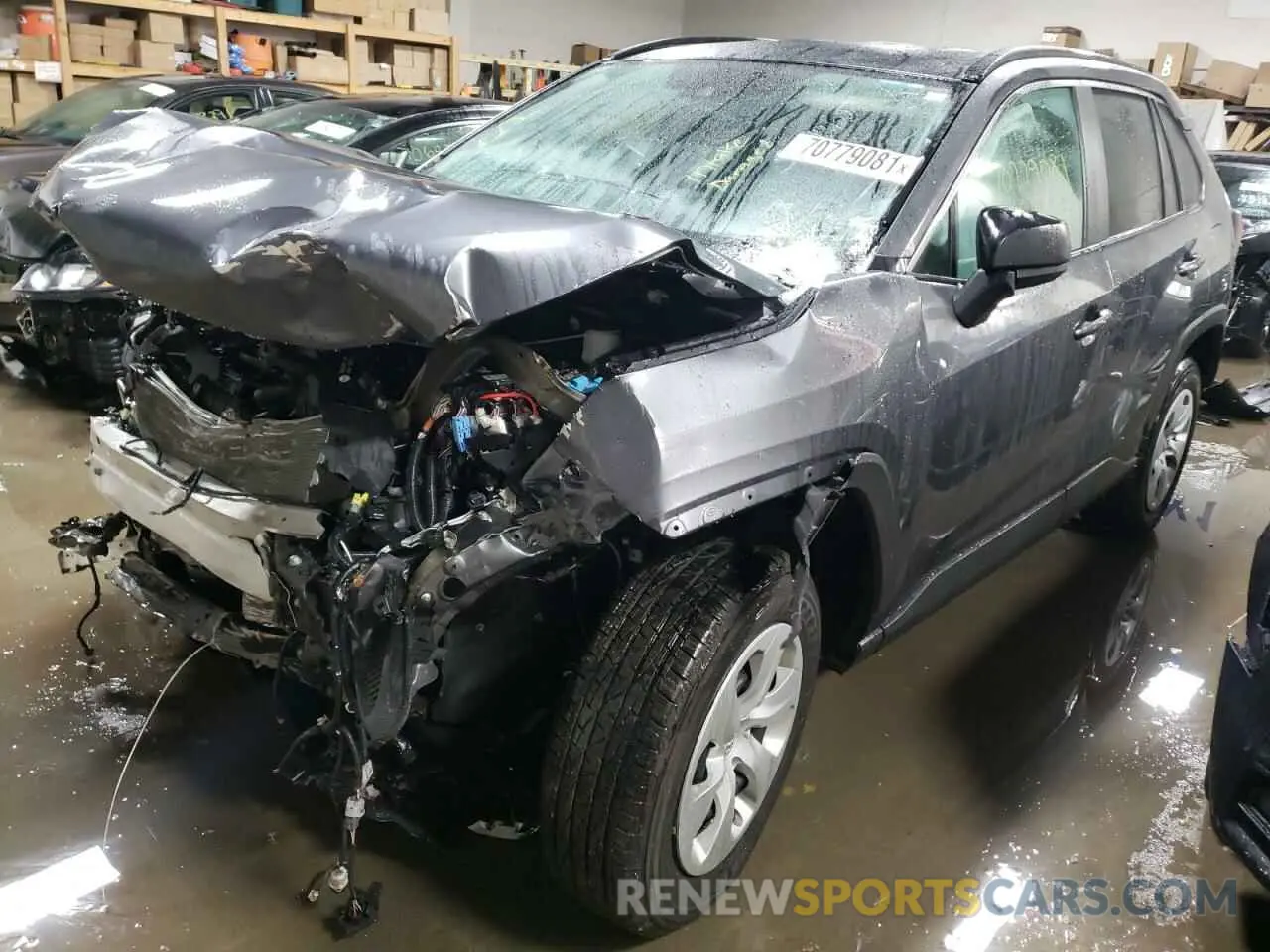 2 fotografías del automóvil dañado 2T3H1RFV5LC068609 TOYOTA RAV4 2020