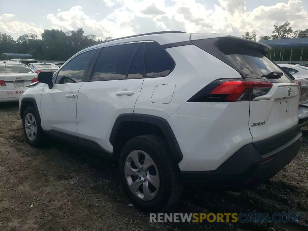 2 fotografías del automóvil dañado 2T3H1RFV5LC068612 TOYOTA RAV4 2020