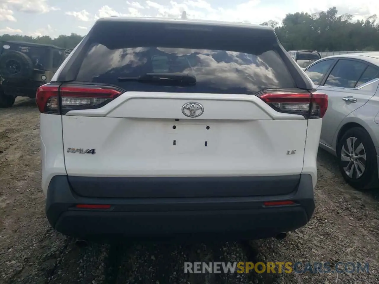 6 fotografías del automóvil dañado 2T3H1RFV5LC068612 TOYOTA RAV4 2020