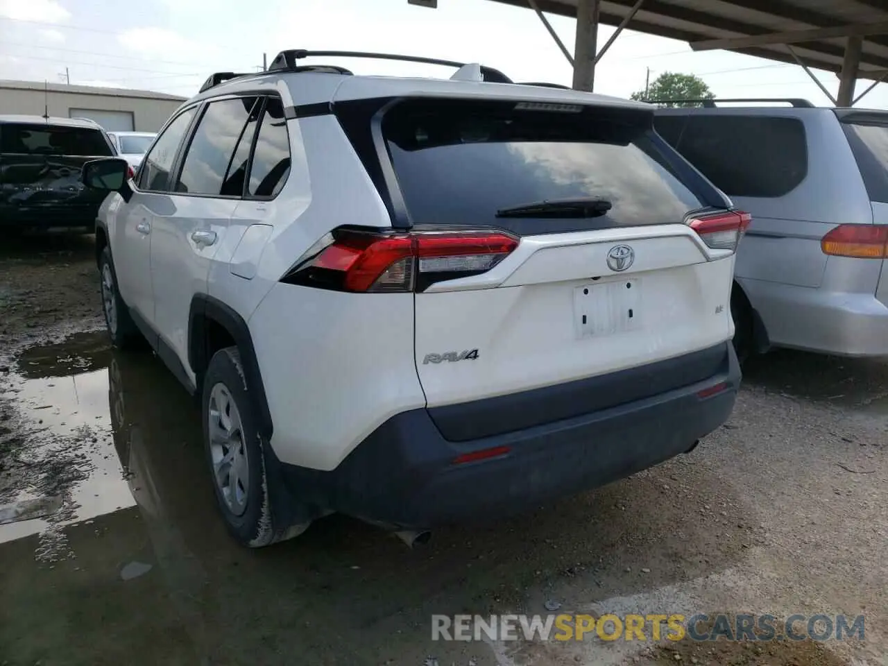 3 fotografías del automóvil dañado 2T3H1RFV5LW085456 TOYOTA RAV4 2020